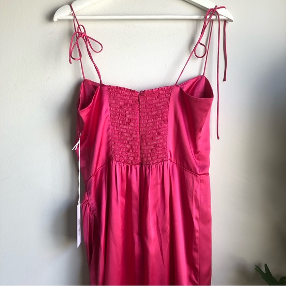 NWT! REFORMATION MARGUERITE SILK DRESS - 8 - Picture 6 of 7